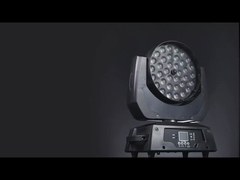 DMX512/Master-Slave/dźwięk/automatyczne sterowanie Led Zoom Wash ruchoma głowica 36X10W/15W RGBW 4w1