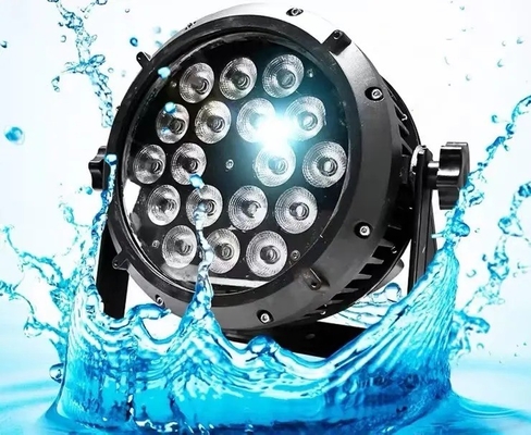 Zewnętrzny RGBW DMX LED Par Light wodoodporny 18 sztuk * 10w Na ślub