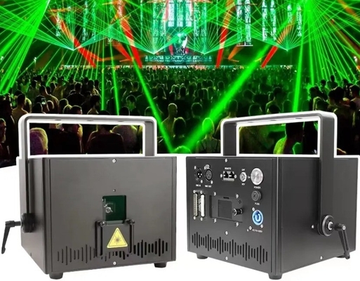 Światła laserowe urządzenia zdalnego sterowania 10W IP44 z możliwością kolorystyki