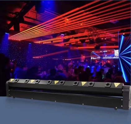 8 oczu RGB Laser LED Bar Light 50000Hrs Życie na scenie Show DJ Disco