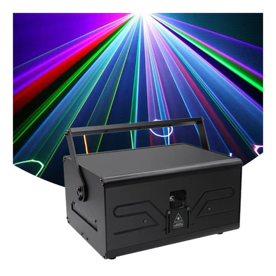 10W pełnobarwne światło laserowe RGB TUV Certyfikowane do występów DJ Disco Christmas