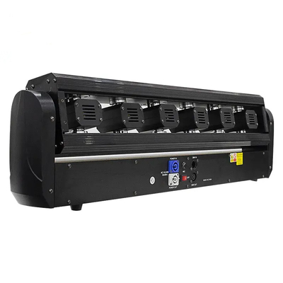 6 sztuk RGBW 6 oczu światło laserowe Led Beam