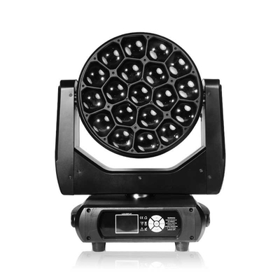 RGBW LED ruchome światła głowy bar DJ pokazuje lampę DMX 3d pionowa rurka z ostrością dla klubu Dmx 512 światło sceniczne 90 800w 19x 40W 4in1